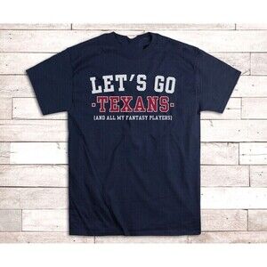 Funny Texans Fan Fantasy Football Player Game Day T-Shirt